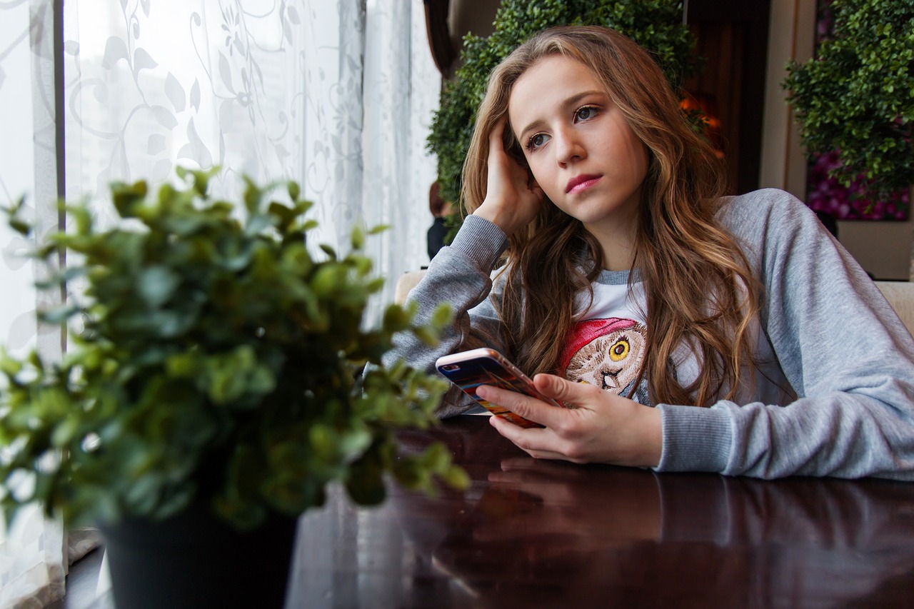 Sad teenager