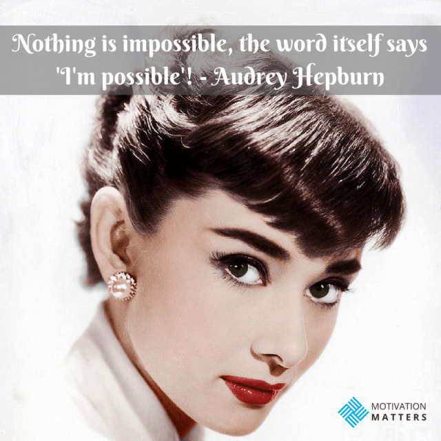 Audrey Hepburn quote