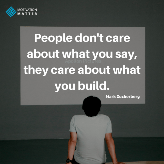 mark zuckerberg quote on building
