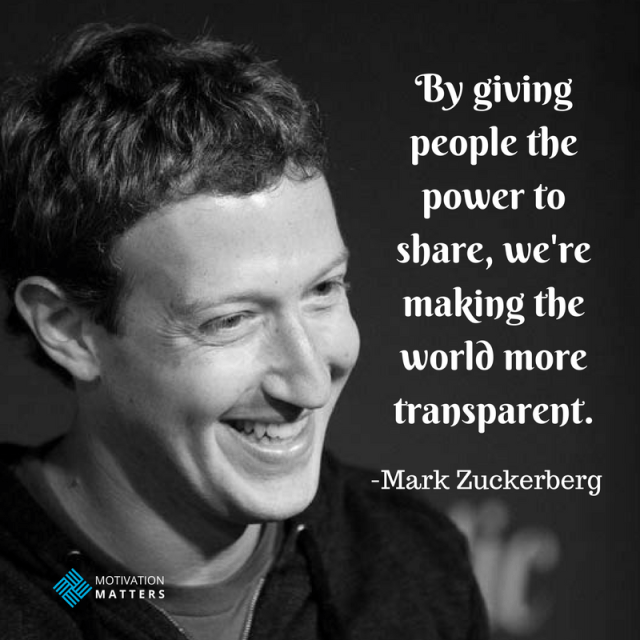 Mark Zuckerberg quote