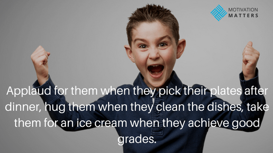 motivate kids applaud quote